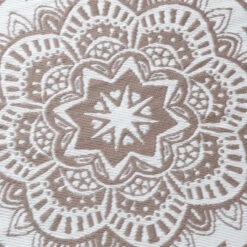 In- & Outdoor-Teppich Flora Ø118cm COLOUR CLASH In Natur-Weiß -Butlers butlers in and outdoor teppich flora o118cm colour clash in natur weiss 5