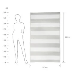 In- & Outdoor-Teppich Streifen L 180 X B 120cm COLOUR CLASH In Grau -Butlers butlers in and outdoor teppich streifen l 180 x b 120cm colour clash in grau 2