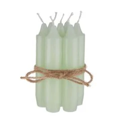 Kerzenhalter & Kerzen-Set Salbei LITTLE LIGHT In Transparent-Gold -Butlers butlers kerzenhalter and kerzen set salbei little light in transparent gold 3