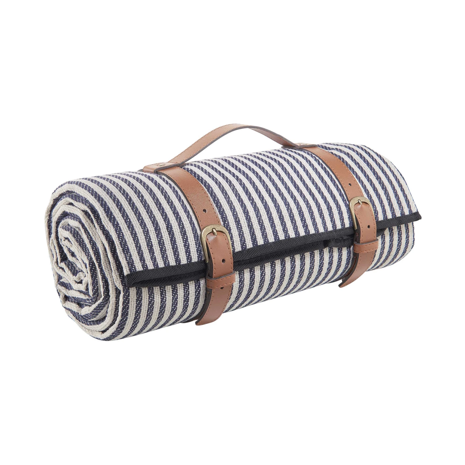 Picknickdecke Streifen L 150 X B 200cm WANDERLUST In Blau-Creme 1 Picknickdecke Streifen L 150 X B 200cm WANDERLUST In Blau-Creme