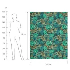 Butlers -Butlers butlers picknickdecke tukan b 140 x t 180cm picnic deluxe in grun 1