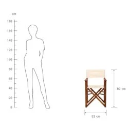 Regiestuhl HOLLYWOOD In Creme 14 Regiestuhl HOLLYWOOD In Creme -Butlers butlers regiestuhl hollywood in creme 3