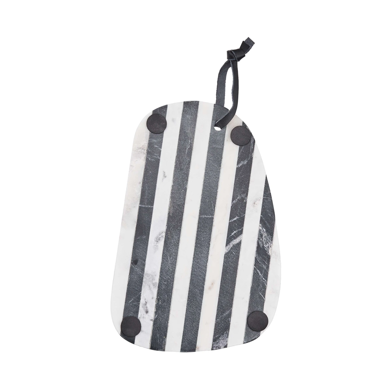 Schneidebrett Organisch Marmor L 30 X B 20cm MARBLE In Schwarz-Weiß 4 Schneidebrett Organisch Marmor L 30 X B 20cm MARBLE In Schwarz-Weiß – Bild 4