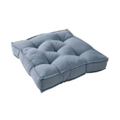 Sitzkissen L 40 X B 40cm SOLID In Blau -Butlers butlers sitzkissen l 40 x b 40cm solid in blau 2