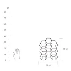 Weinregal Für 9 Flaschen L 36 X H 30cm CUBICLE In Schwarz 9 Weinregal Für 9 Flaschen L 36 X H 30cm CUBICLE In Schwarz -Butlers butlers weinregal fur 9 flaschen l 36 x h 30cm cubicle in schwarz 3