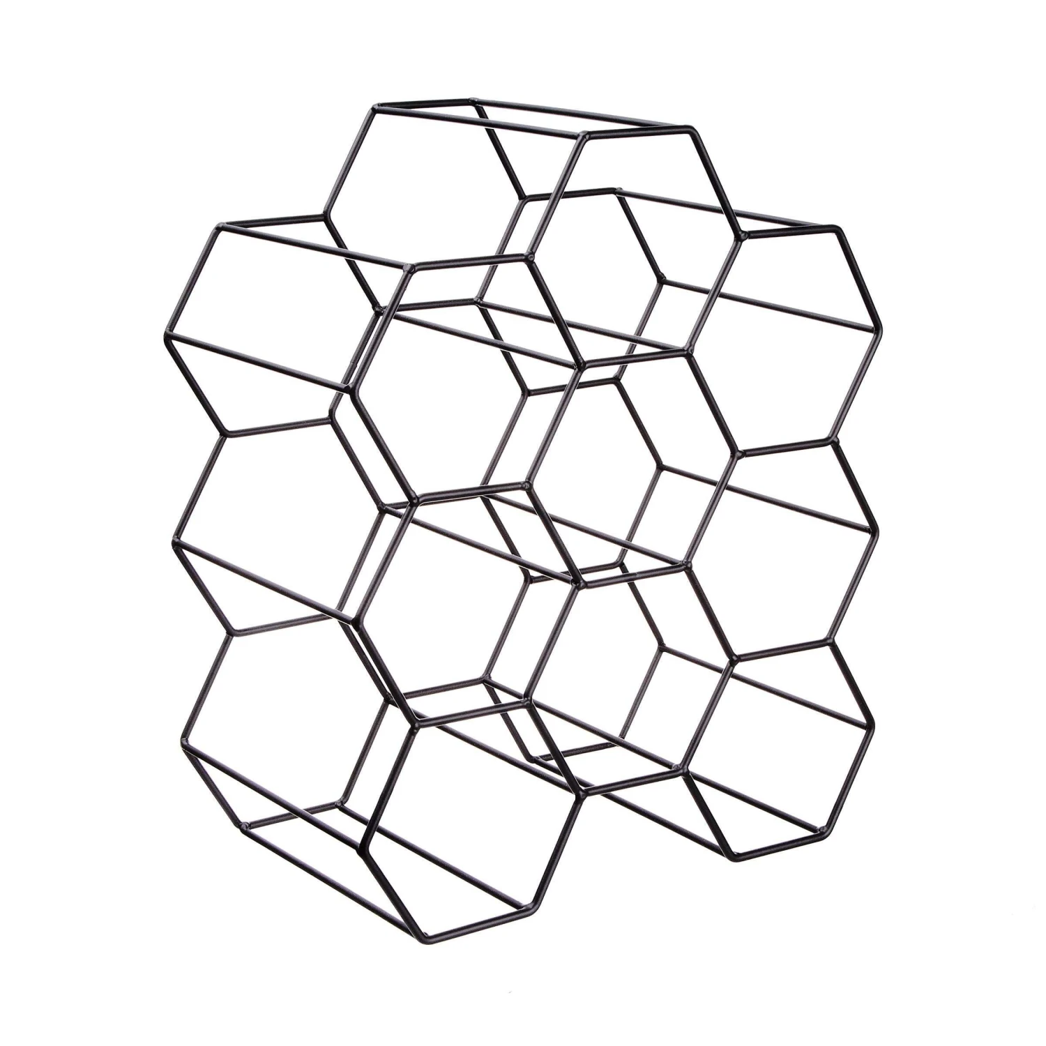 Weinregal Für 9 Flaschen L 36 X H 30cm CUBICLE In Schwarz 6 Weinregal Für 9 Flaschen L 36 X H 30cm CUBICLE In Schwarz – Bild 6